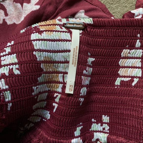 Free People April Printed Corset Top - Picture 4 of 4